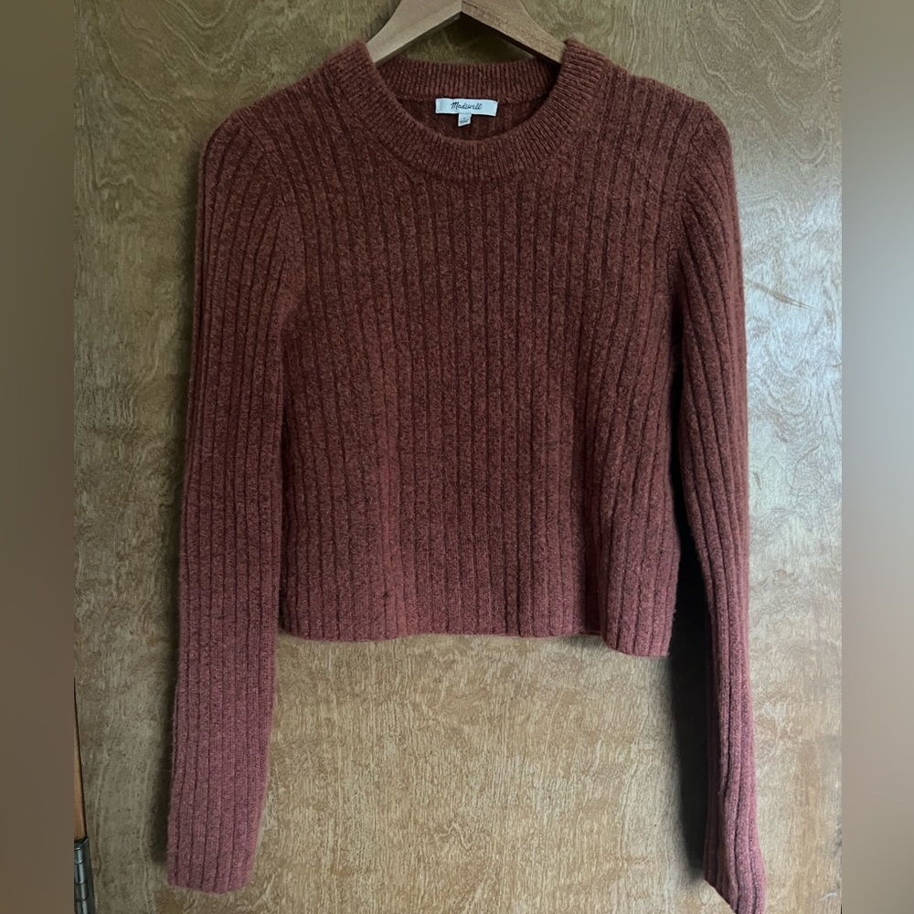 Madewell crop sweater top